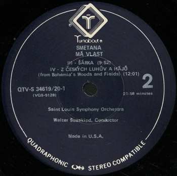 2LP Bedřich Smetana: Má Vlast (Complete Symphonic Cycle)· Overture & Dances From "The Bartered Bride"