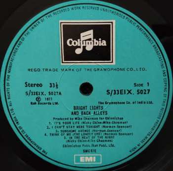 LP Smokie: Bright Lights & Back Alleys