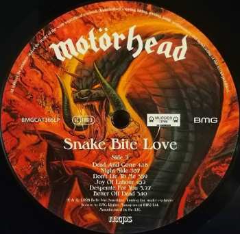 LP Motörhead: Snake Bite Love