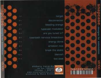 CD Snapcase: Designs For Automotion