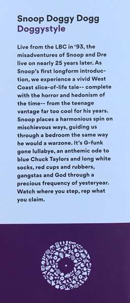 2LP Snoop Dogg: Doggystyle CLR