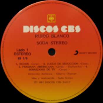 LP Soda Stereo: Ruido Blanco - En Vivo