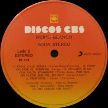 LP Soda Stereo: Ruido Blanco - En Vivo
