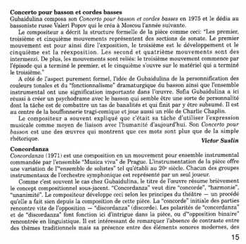 CD Sofia Gubaidulina: Bassoon Concerto • Concordanza • Detto II