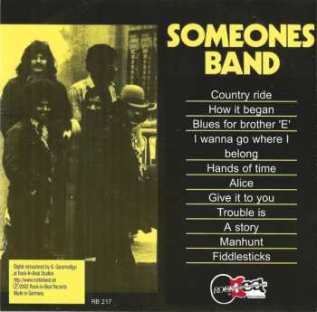 CD Someones Band: Someones Band