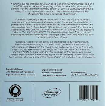 SP Something Different: Zulu Man / Chemical Reaction