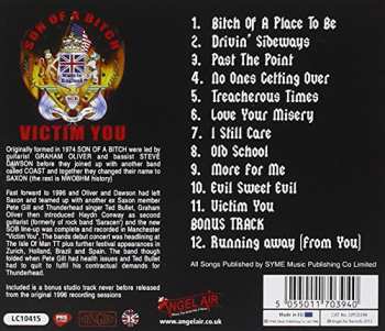 CD Son Of A Bitch: Victim You
