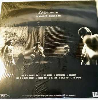 LP Sonic Youth: Live In Austin – November 26, 1988  CLR