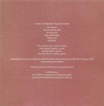 CD Sonna: [We Sing Loud] Sing Soft Tonight