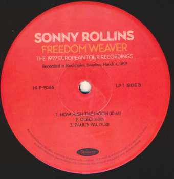 4LP/Box Set Sonny Rollins: Freedom Weaver (The 1959 European Tour Recordings) LTD | NUM