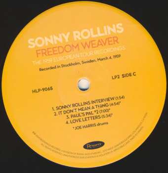4LP/Box Set Sonny Rollins: Freedom Weaver (The 1959 European Tour Recordings) LTD | NUM