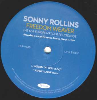 4LP/Box Set Sonny Rollins: Freedom Weaver (The 1959 European Tour Recordings) LTD | NUM