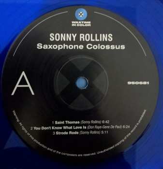 LP Sonny Rollins: Saxophone Colossus LTD | CLR