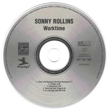 CD Sonny Rollins: Worktime LTD | DIGI