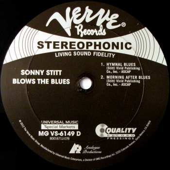 2LP Sonny Stitt: Blows The Blues LTD | NUM