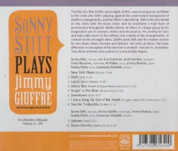 CD Sonny Stitt: Plays Jimmy Giuffre Arrangements