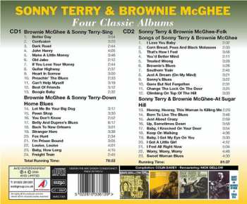 2CD Sonny Terry & Brownie McGhee: Four Classic Albums