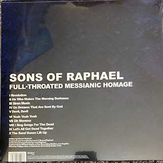 LP Sons Of Raphael: Full​-​Throated Messianic Homage