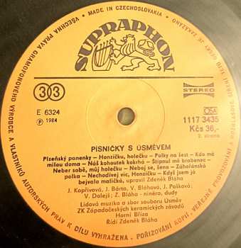 LP Muzika Souboru Úsměv Z Horní Břízy: Písničky S Úsměvem