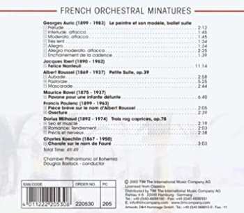 CD South Bohemian Chamber Philharmonic: French Orchestral Miniatures  Vol. 3