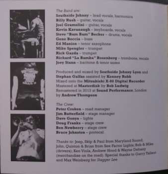 CD Southside Johnny & The Asbury Jukes: Live - Reach Up And Touch The Sky