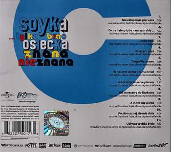 CD Stanisław Sojka: „…Tylko Brać” Osiecka Znana I Nieznana