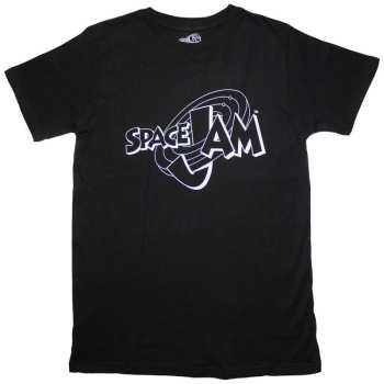Merch Space Jam 2: T-shirt Retro B&w Logo Space Jam