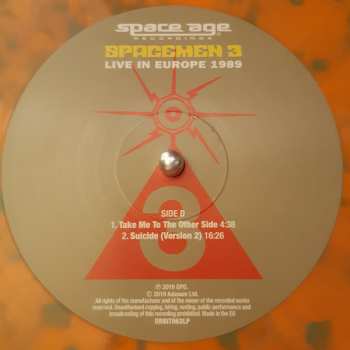 2LP Spacemen 3: Live In Europe 1989 CLR