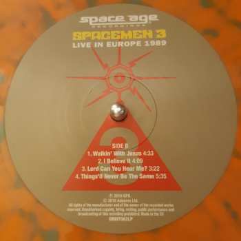 2LP Spacemen 3: Live In Europe 1989 CLR