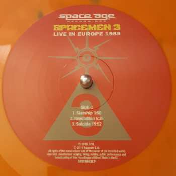 2LP Spacemen 3: Live In Europe 1989 CLR