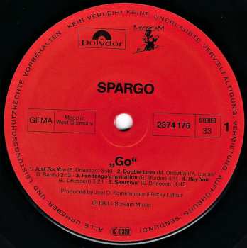 LP Spargo: Go