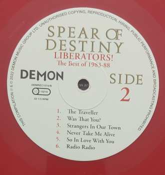 LP Spear Of Destiny: Liberators! The Best Of 1983-1988