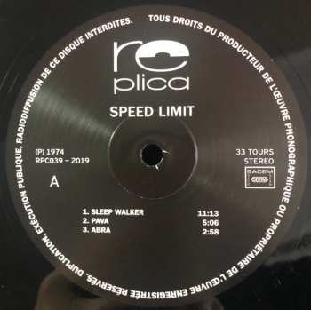 LP Speed Limit: Speed Limit LTD
