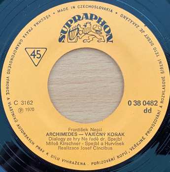 SP Spejbl & Hurvínek: Spejbl v Žaláři / Oldřich a Božena / Archimedes / Vaječný Koňak