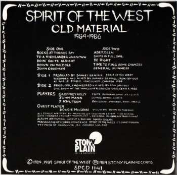 CD Spirit Of The West: Old Material 1984-1986