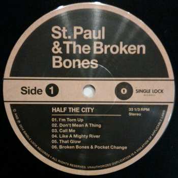 LP St. Paul & The Broken Bones: Half The City
