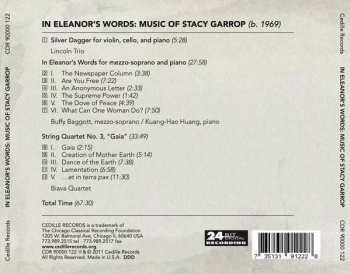 CD The Lincoln Trio: In Eleanor's Words: Music Of Stacy Garrop