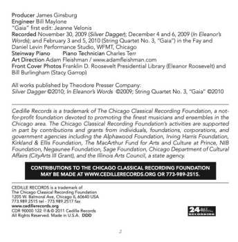 CD The Lincoln Trio: In Eleanor's Words: Music Of Stacy Garrop