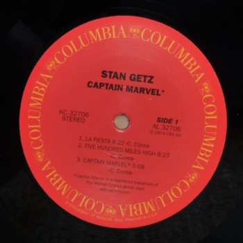 LP Stan Getz: Captain Marvel LTD