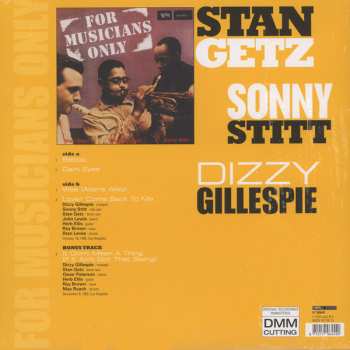 LP Stan Getz: For Musicians Only