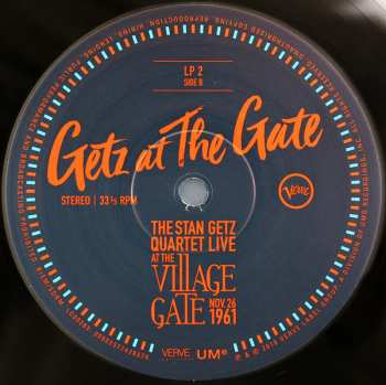 3LP Stan Getz Quartet: Getz At The Gate (Live At The Village Gate, Nov. 26, 1961)