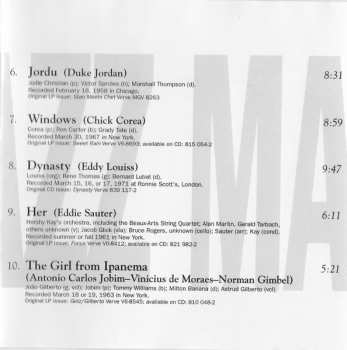 CD Stan Getz: Verve Jazz Masters 8