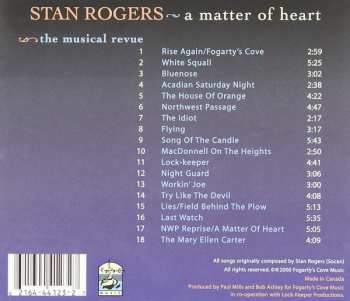 CD Stan Rogers: A Matter Of Heart - The Musical Revue