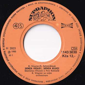 SP Stanislav Hložek & Petr Kotvald: Senza Holky, Senza Kluci / Princezno, Jdi Už Spát