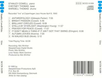 CD Stanley Cowell Trio: Live At Copenhagen Jazz House
