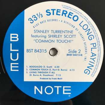 LP Stanley Turrentine: Common Touch