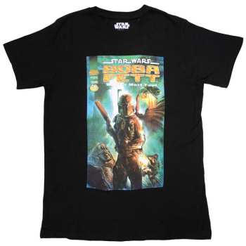 Merch Star Wars: Star Wars Unisex T-shirt: Boba Fett Comic Cover (x-large) XL