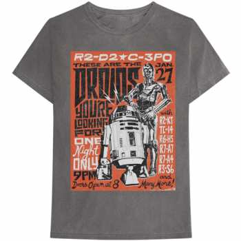Merch Star Wars: T-shirt Droids Rock 