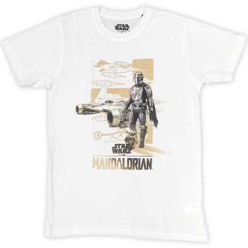 Merch Star Wars: T-shirt The Mandalorian Din & Grogu
