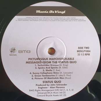 LP Status Quo: Picturesque Matchstickable Messages From The Status Quo PIC